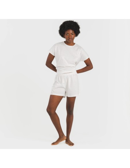 Pigiama corto manica ampia cotone Klaus marsala Pigiama corto manica ampia cotone Klaus marsala