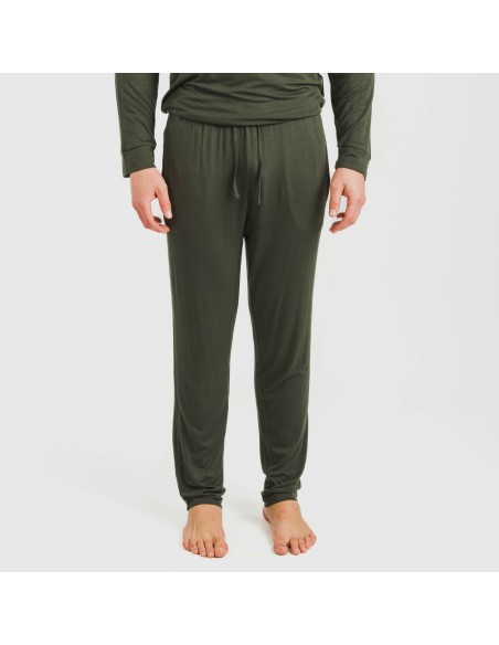 Pigiama lungo viscosa uomo tinta unita Pigiama lungo viscosa uomo tinta unita