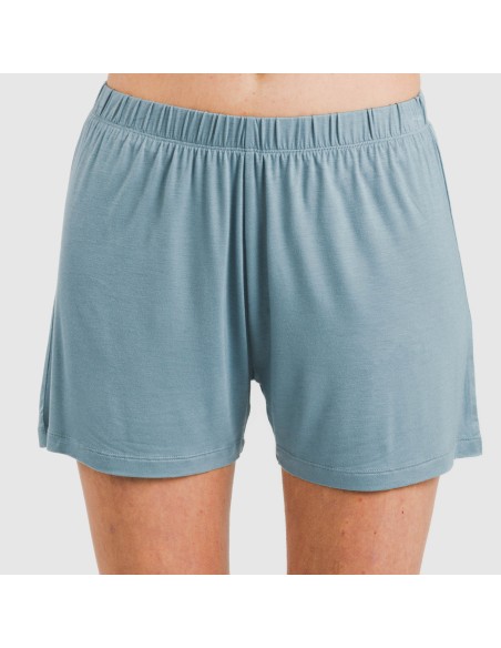 Pigiama corto canotta viscosa tinta unita