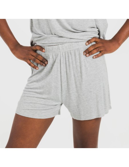 Pigiama corto canotta viscosa tinta unita