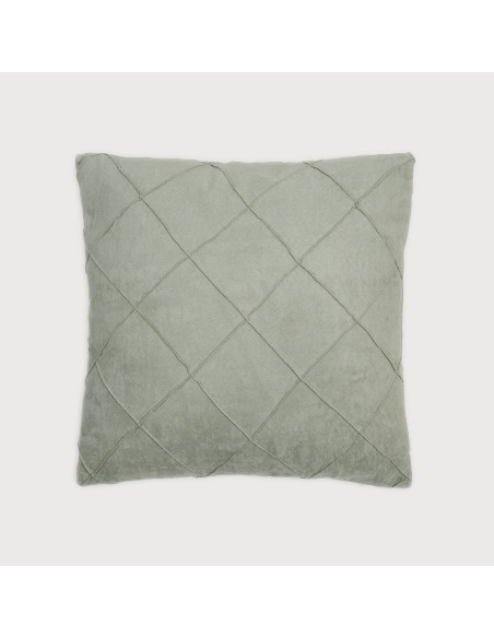 Cuscino quadrato New Rombo scamosciato  50x50 - federa + imbottitura Cuscino quadrato New Rombo scamosciato  50x50 - federa + imbottitura