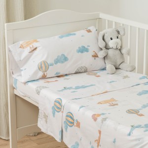 Set di lenzuola cotone Mushie culla
