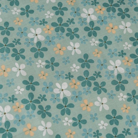 Set di lenzuola cotone Martinuca blu acqua culla