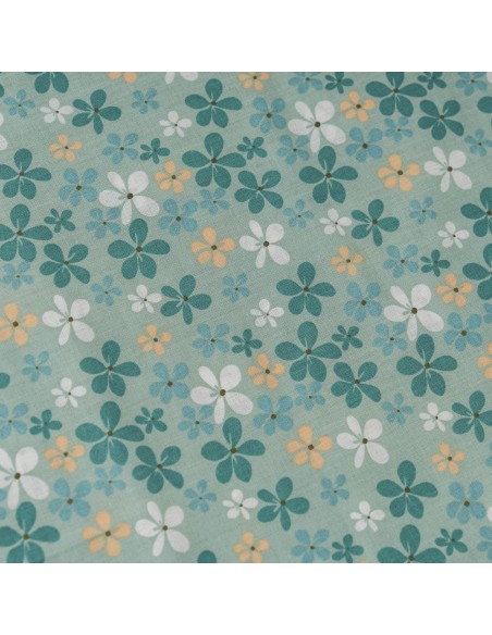 Set di lenzuola cotone Martinuca blu acqua culla