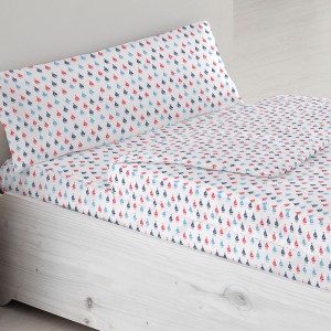 Parure copripiumino cotone Hawat blu