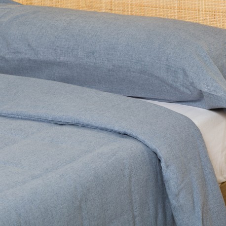 Copripiumino flanella tinta unita