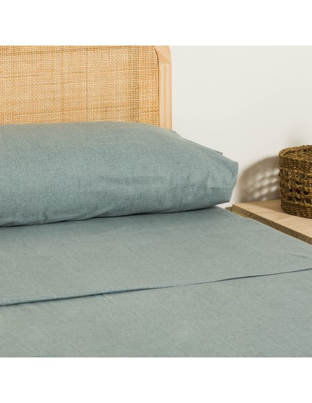 Set di lenzuola flanella tinta unita