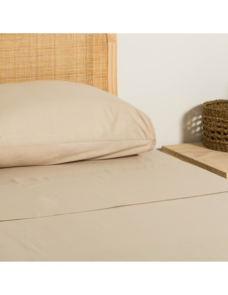 Set di lenzuola cotone tinta unita