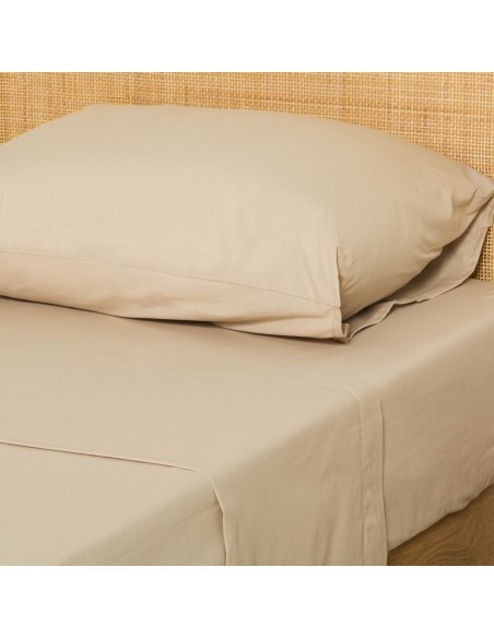 Set di lenzuola cotone tinta unita