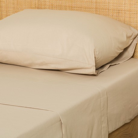 Set di lenzuola percalle tinta unita