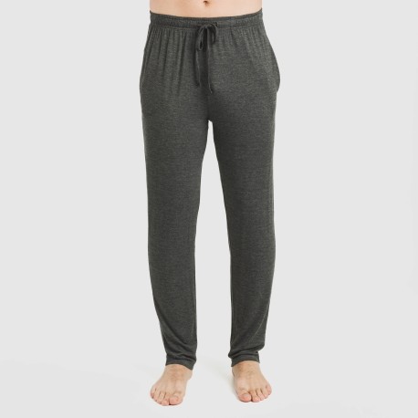 Pigiama lungo viscosa uomo tinta unita