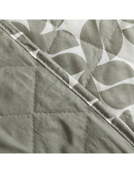 Copriletto bouti Keira verde salvia