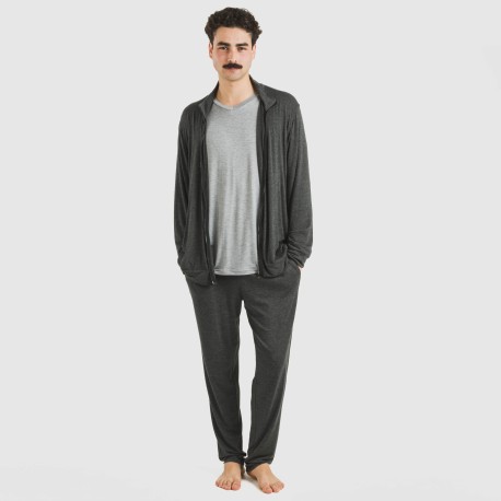 Felpa viscosa uomo tinta unita