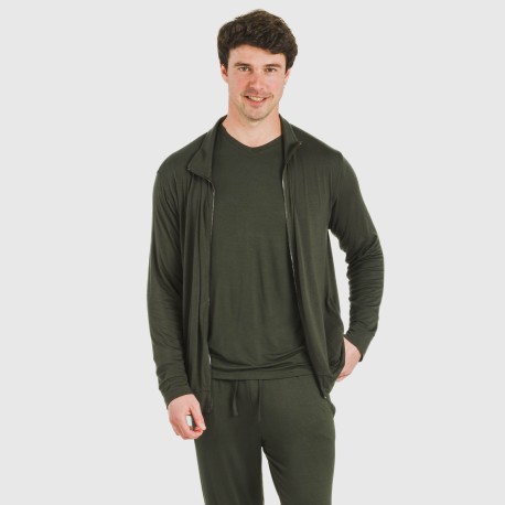 Felpa viscosa uomo tinta unita