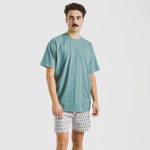 Pigiama corto cotone uomo Arpani verde veronese