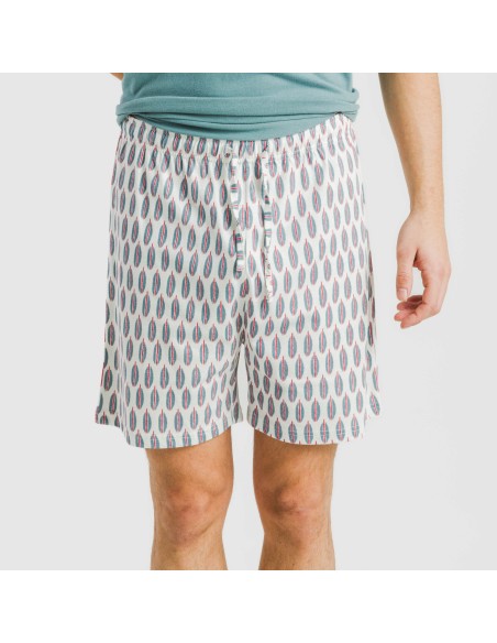 Pigiama corto cotone uomo Arpani verde veronese Pigiama corto cotone uomo Arpani verde veronese