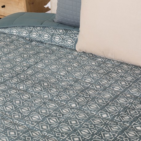 Copriletto jacquard ciniglia Tiberio New verde veronese - 120gr