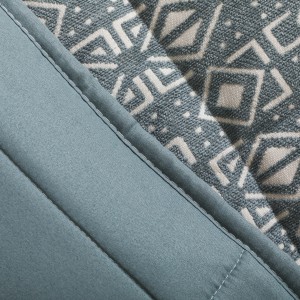 Copriletto jacquard ciniglia Tiberio verde veronese - 120gr 2