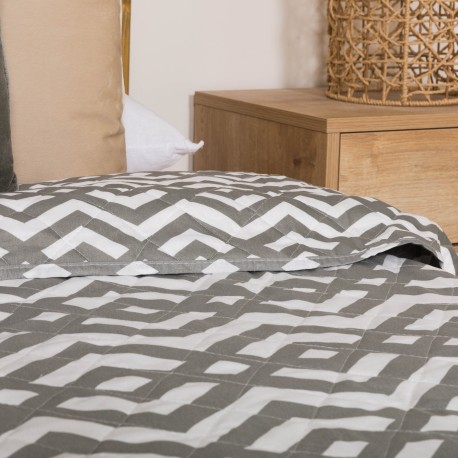 Copriletto bouti Nela verde salvia