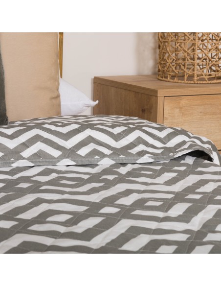 Copriletto bouti Nela verde salvia