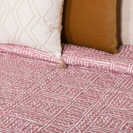 Copriletto bouti Vinuesa malva