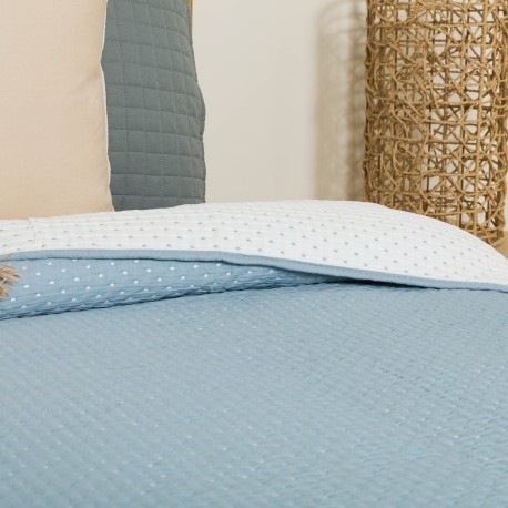 Copriletto doppio tessuto jacquard Punto