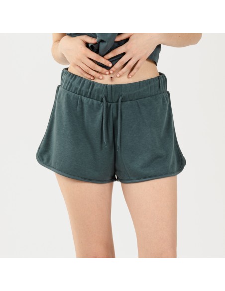 Set sportivo corto donna verde acqua Set sportivo corto donna verde acqua
