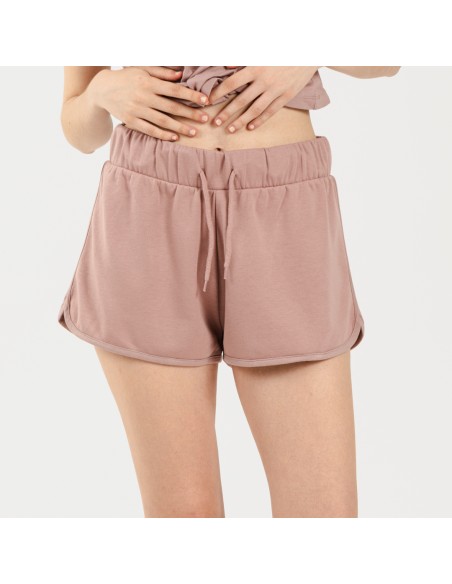 Set sportivo corto donna malva Set sportivo corto donna malva