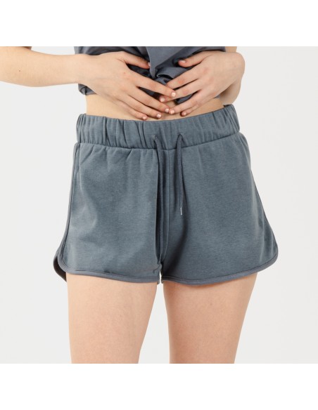 Set sportivo corto donna indaco