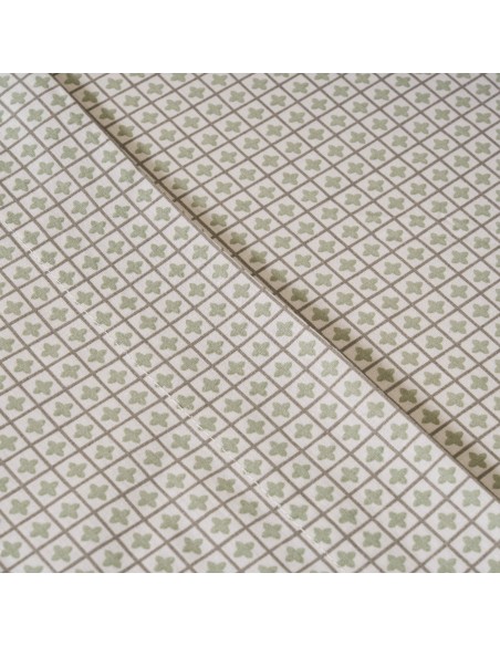 Set di lenzuola cotone Oniria verde