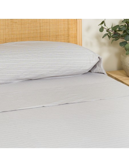 Set di lenzuola cotone Sarananda verde salvia Set di lenzuola cotone Sarananda verde salvia