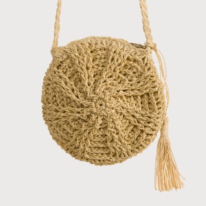 Borsa rotonda Rafia Natural