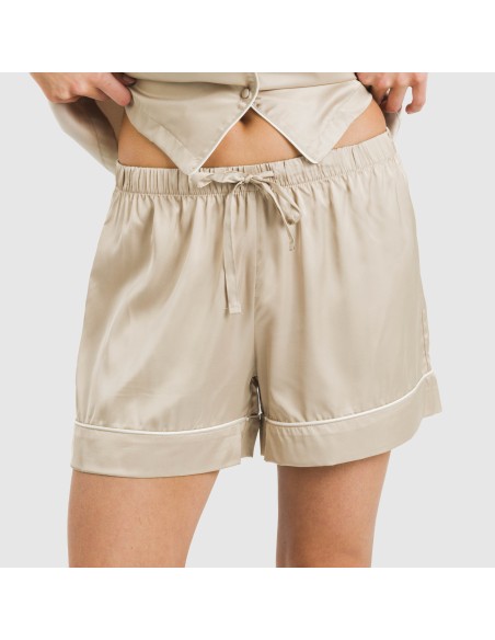 Pigiama corto mezza manica Raso Friday tinta unita