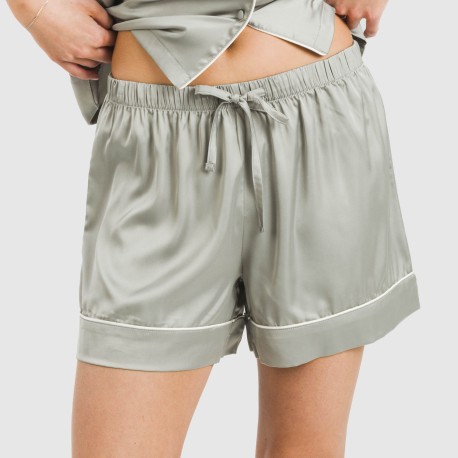 Pigiama corto mezza manica Raso Friday tinta unita