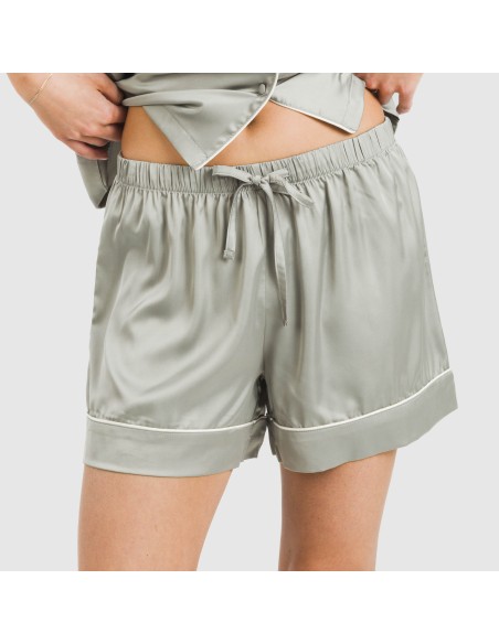 Pigiama corto mezza manica Raso Friday tinta unita