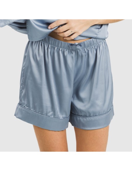 Pigiama corto mezza manica Raso Friday tinta unita