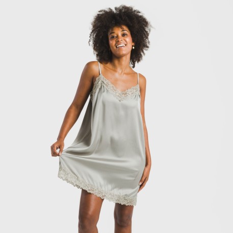 Camicia da notte Raso Friday tinta unita