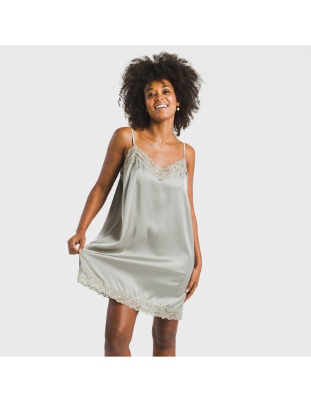 Camicia da notte Raso Friday tinta unita