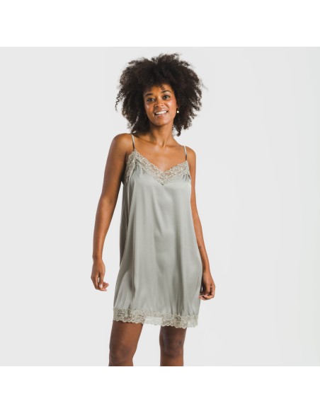 Camicia da notte Raso Friday tinta unita