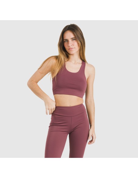 Top sportivo tecnico tinta unita