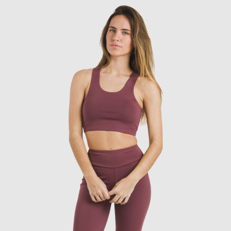 Top sportivo tecnico tinta unita