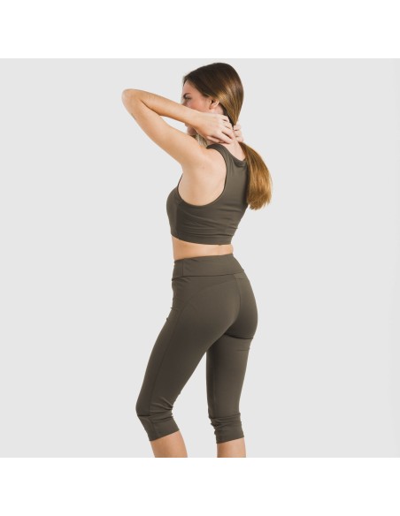 Leggings midi sportivi tecnici tinta unita