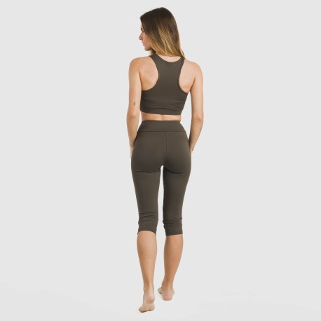 Leggings midi sportivi tecnici tinta unita