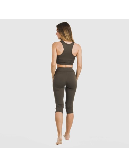 Leggings midi sportivi tecnici tinta unita