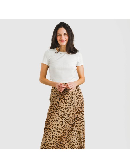 Gonna midi viscosa bambula Leo Gonna midi viscosa bambula Leo