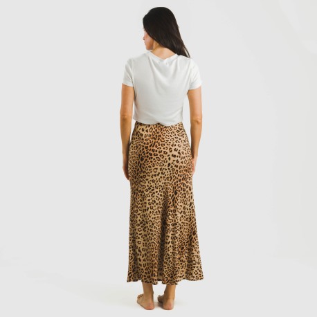 Gonna midi viscosa bambula Leo