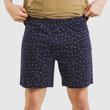 Pigiama corto cotone uomo Oggy kaki