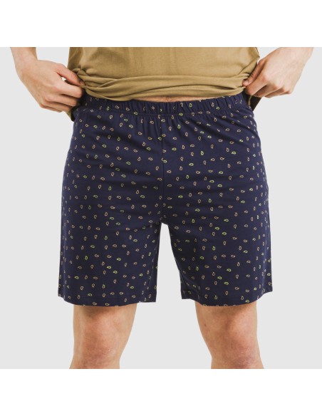 Pigiama corto cotone uomo Oggy kaki