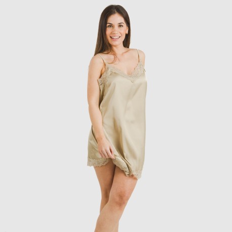 Camicia da notte Raso Friday tinta unita