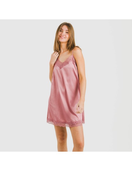 Camicia da notte Raso Friday tinta unita